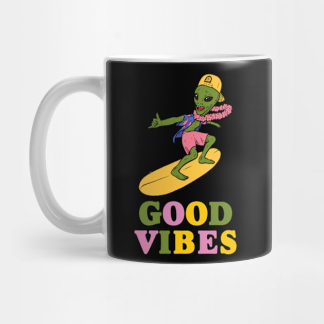 Good Vibes, Galactic Rides: Hang Loose with Our Alien Bro! by Petko121212